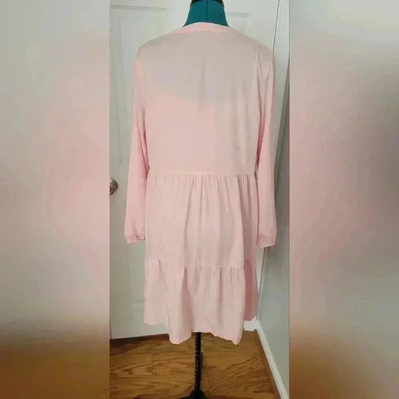 NWT Esmara Size S Vneck Long Sleeve Flowy Dress - Picture 4 of 8